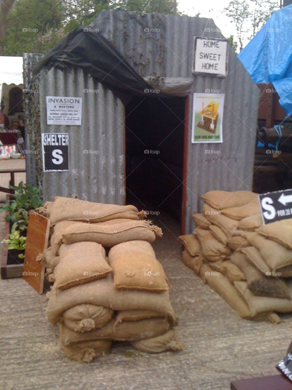 World war 2 bomb shelter