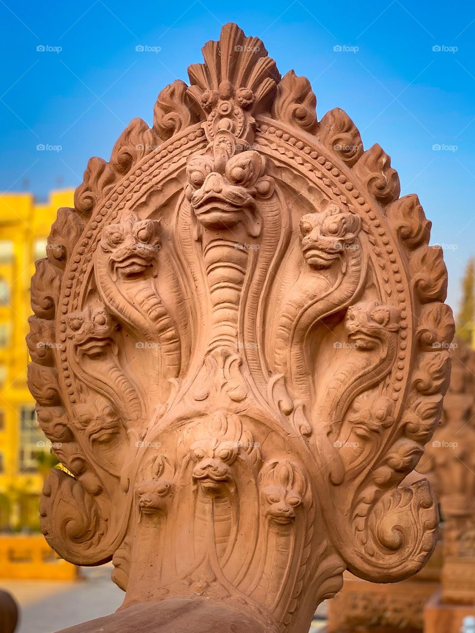 Stone Naga at the Baron Palace, Heliopolis 