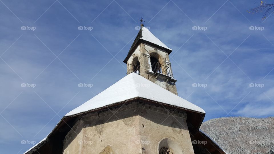 snowed church