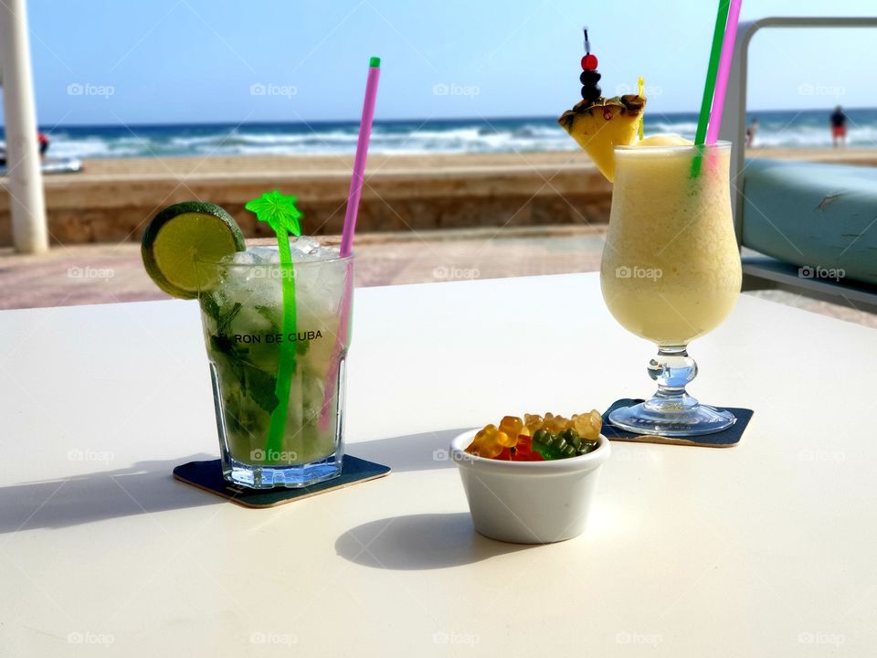 Cocktail#beverage#alcohol#drinks#sea#view#summer