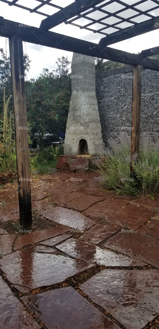 fire place Adobe style