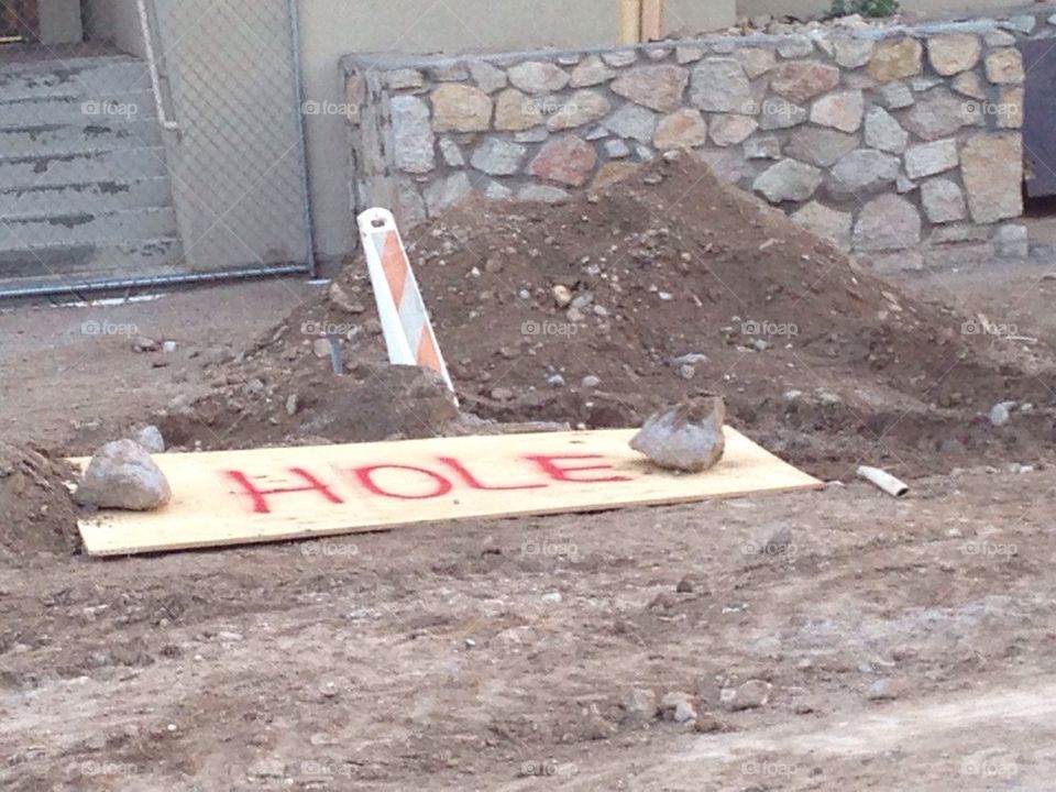 Construction Hole