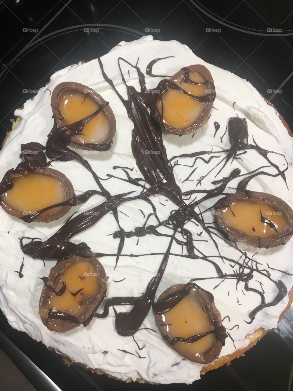 Cadbury Cream Egg Cheesecake 