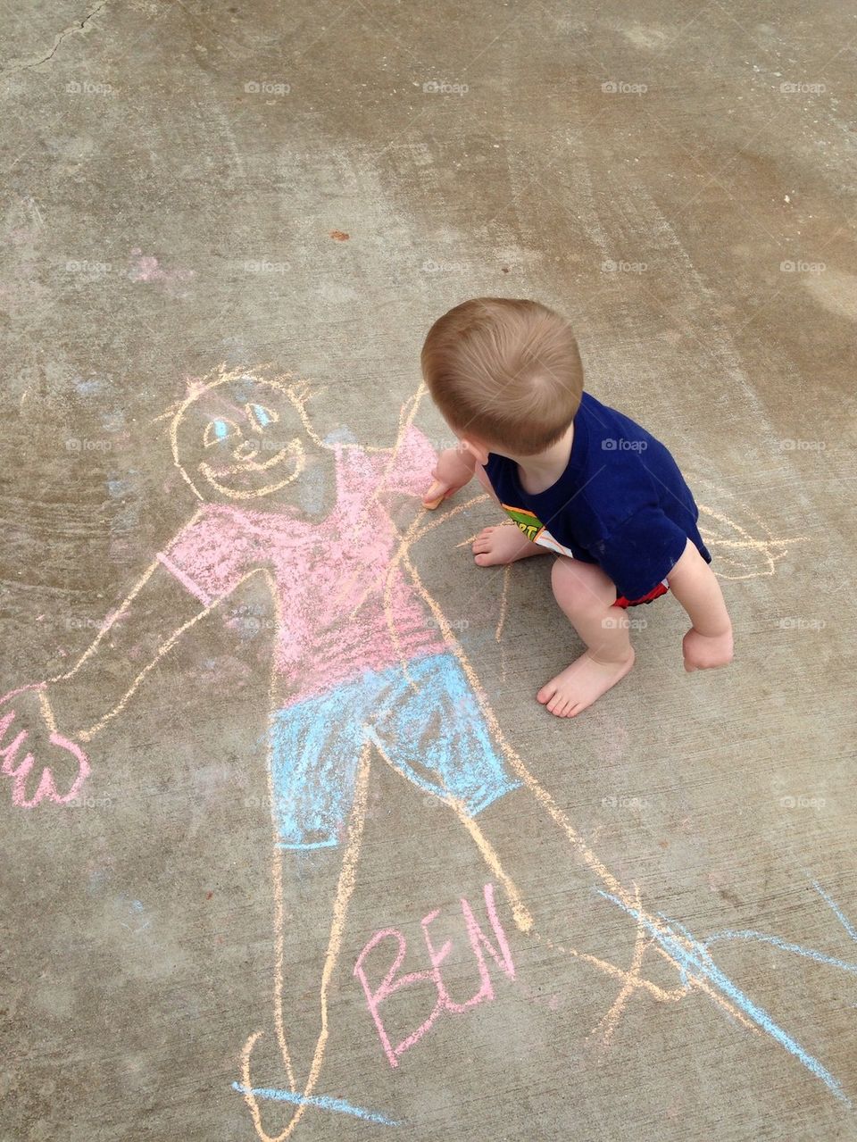 Chalk art 