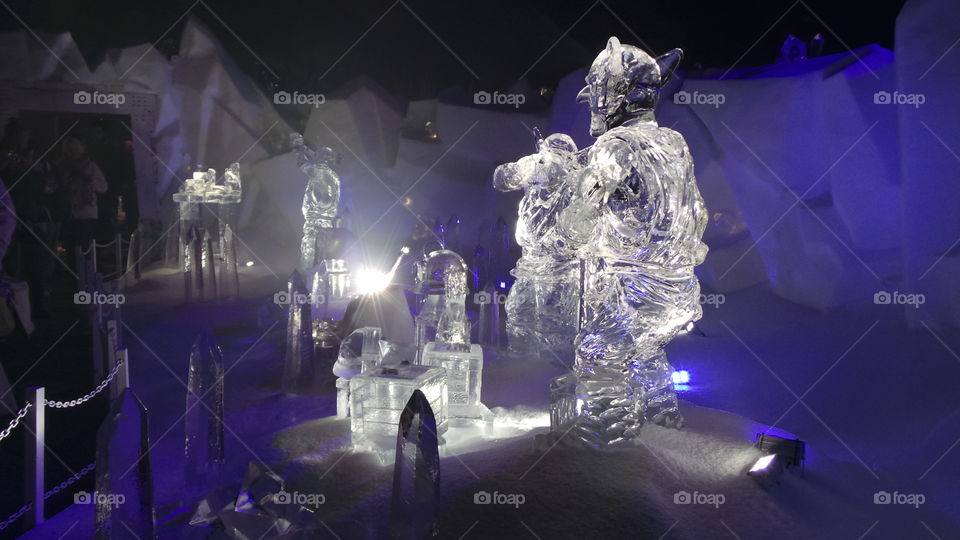 ice sculptures in london