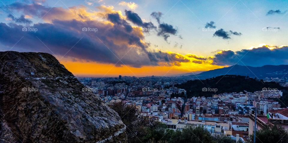 vue sur barcelone
