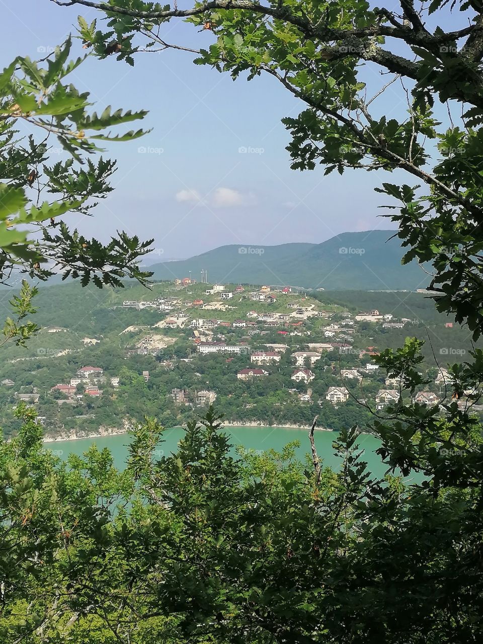 Another view of Lake Abrau Dyurso, located near the city of Novorossiysk, in which we live. Photos were taken during a hike around the entire lake Abrau.