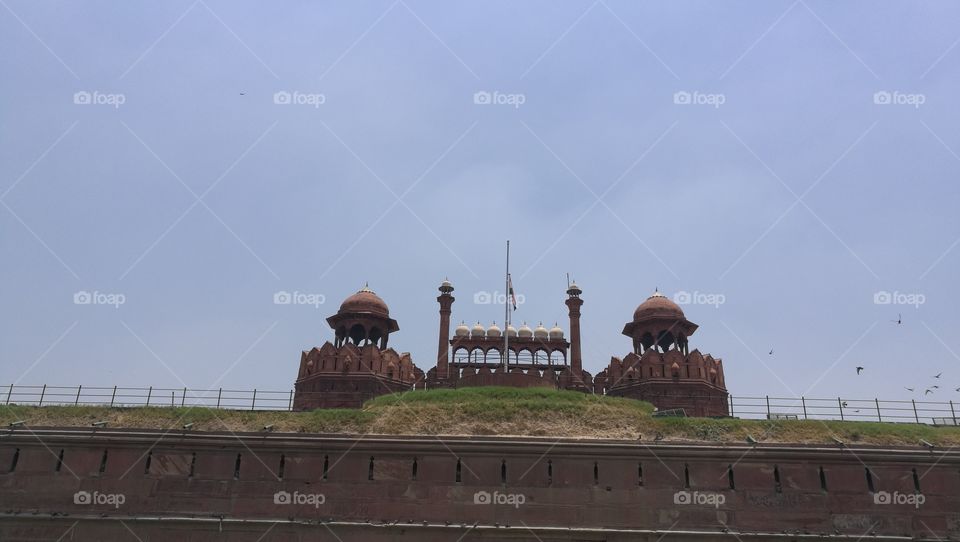 red fort,delhi, india