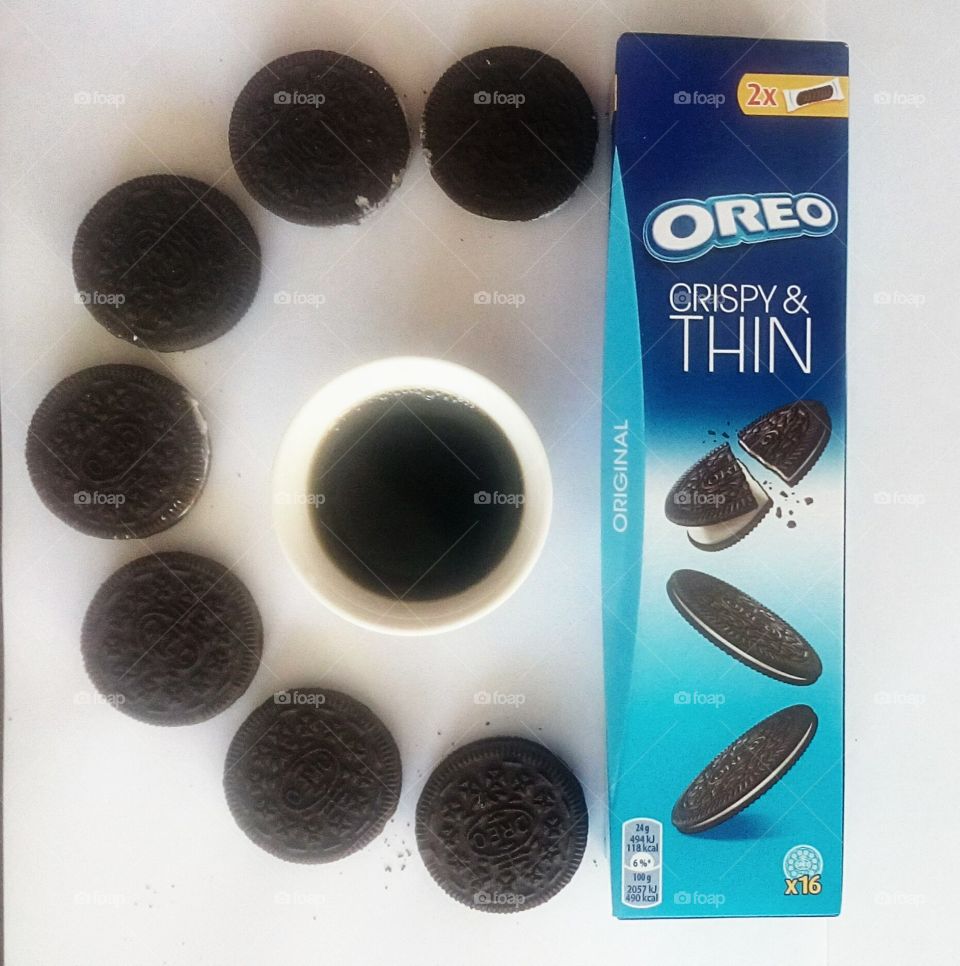 Oreo Cookies and Coffee