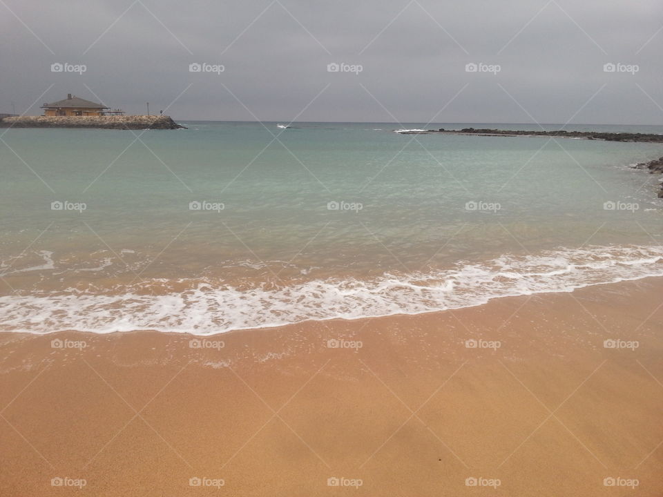 caleta de fuste beach. fuerteventura