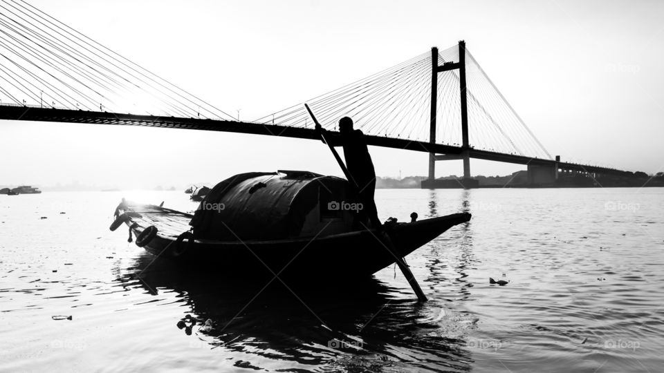 Crossing the holy river Ganga
✓full view recommended