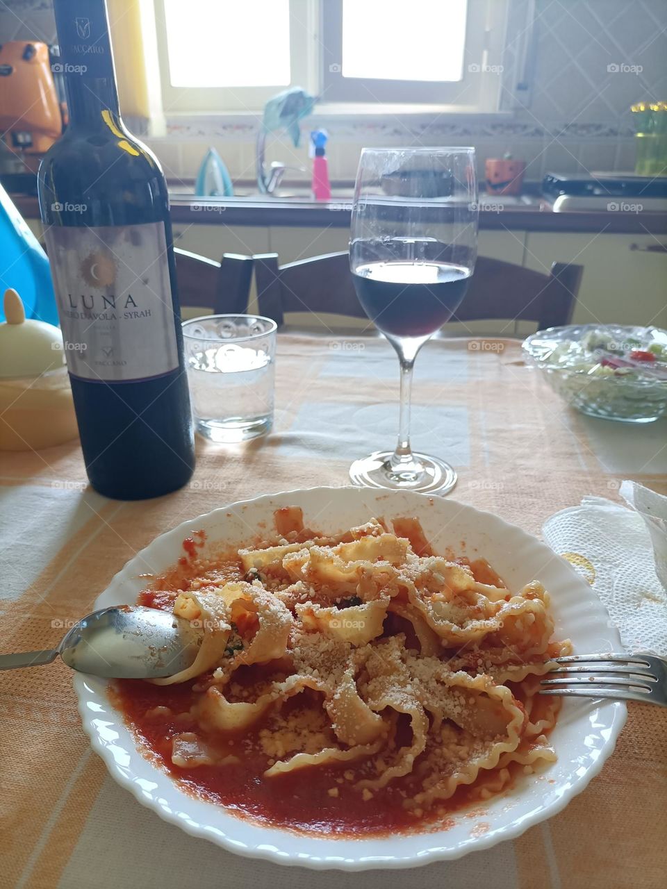 pasta lasagna a sugo