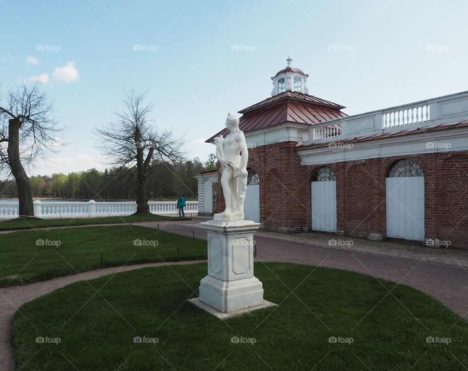Peterhof. Park. Sculpure