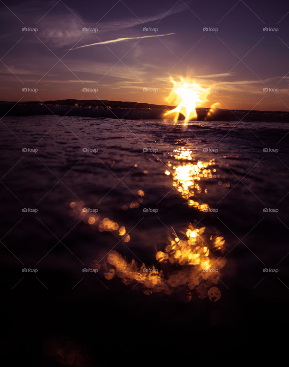 Sunset, Dawn, Evening, Sun, Water