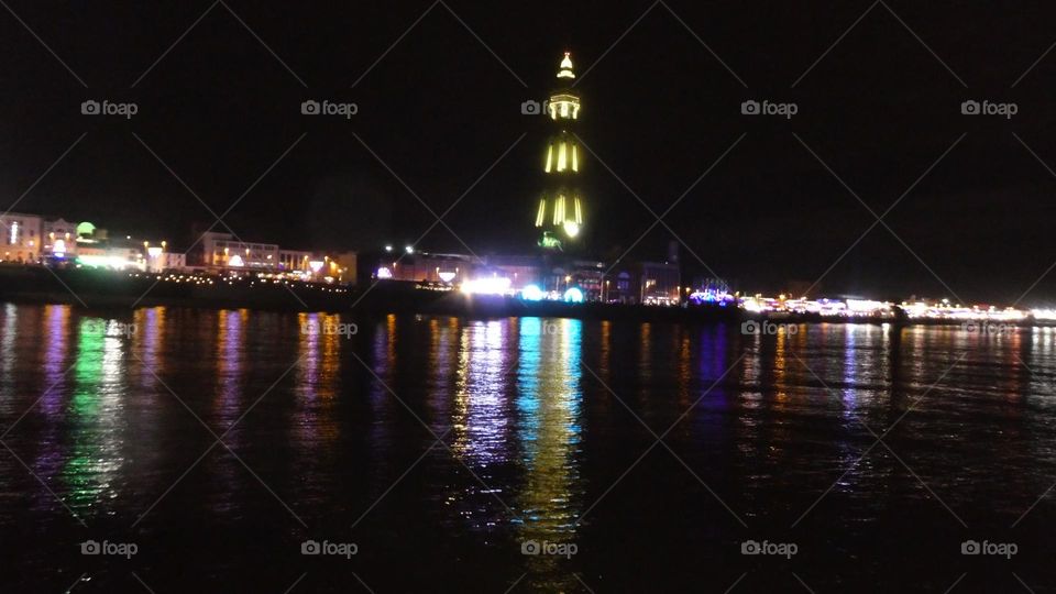 A view of Blackpool illuminations