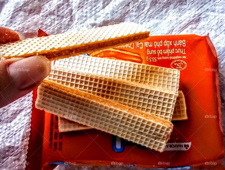 I love this Cheddar Cheese Wafer it's only ₱9.25 here in the Philippines.