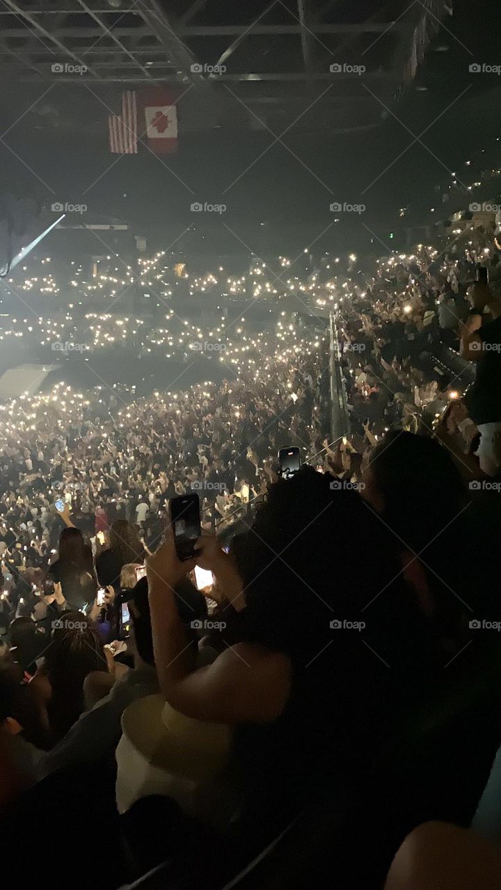 Crowd at a concert