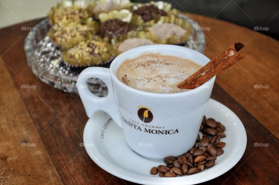 The real Brazilian coffee with brigadeiro