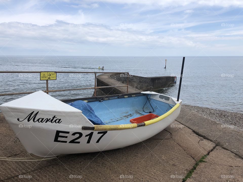 A rare moment of sunshine today, a real treat off the coast of Sidmouth, Devon, UK.