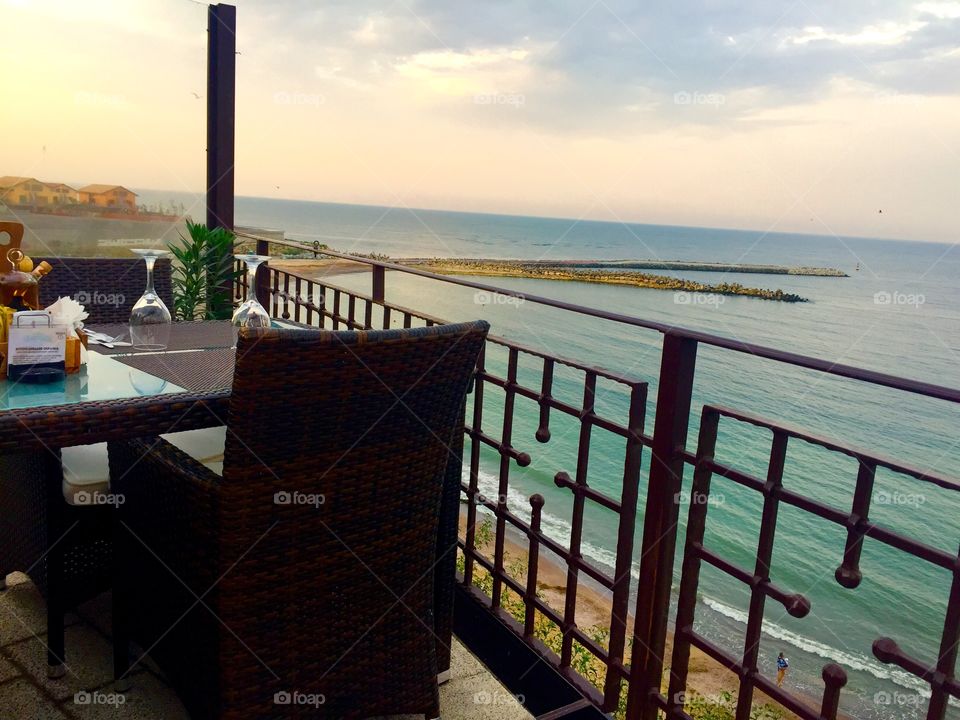 Restaurant at the seaside