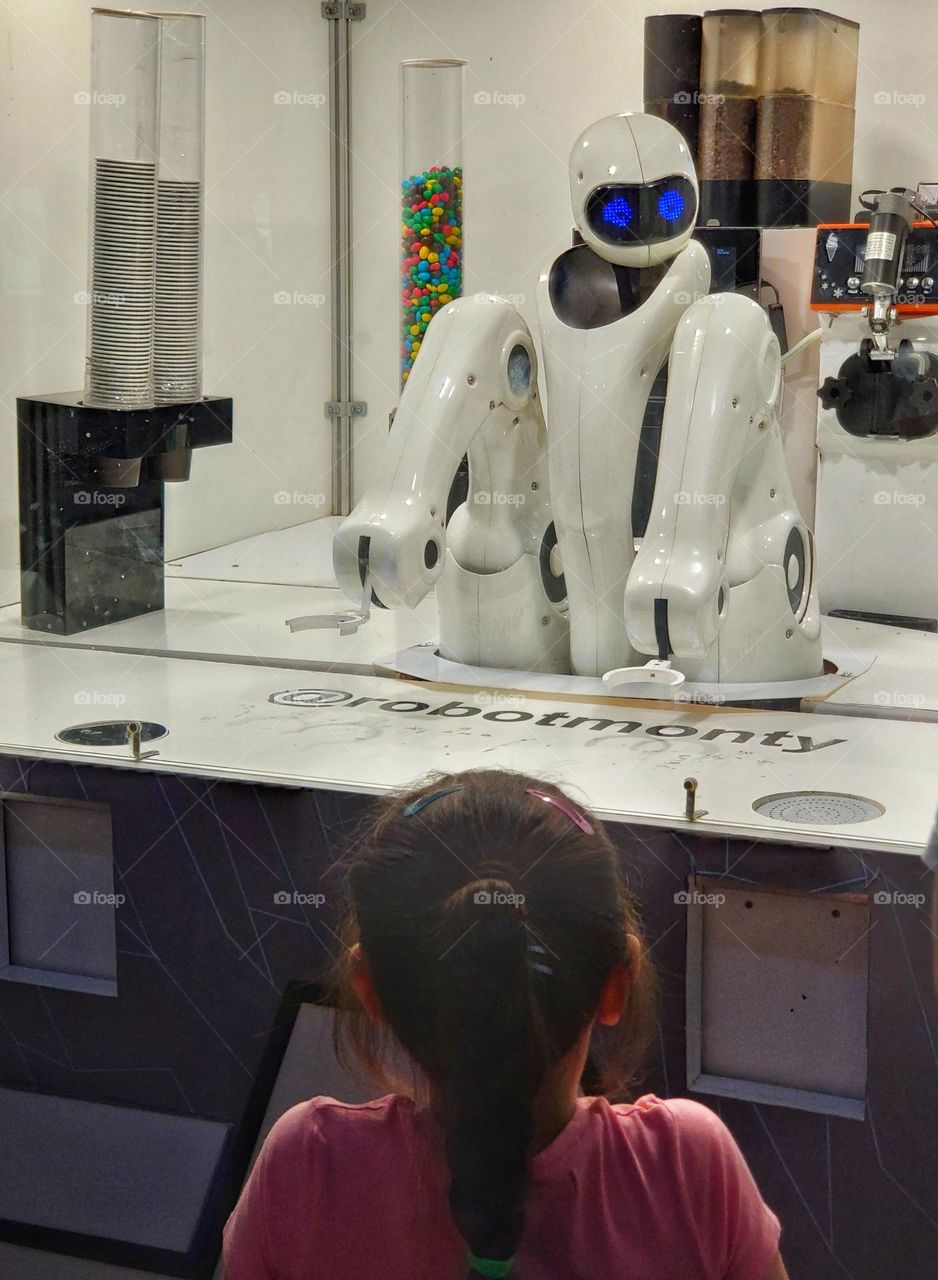 Where is the ice cream and sweets?