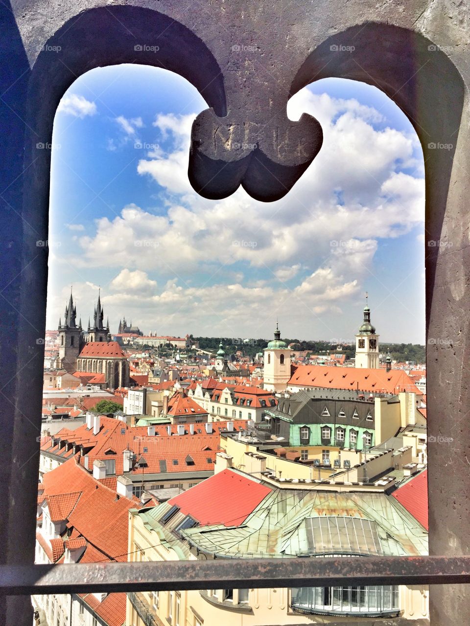 Prague framed 