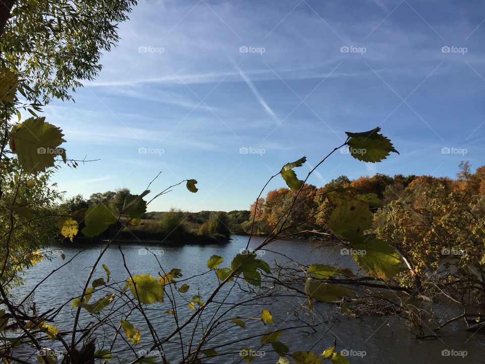 Beautiful mellow time on the river. October.