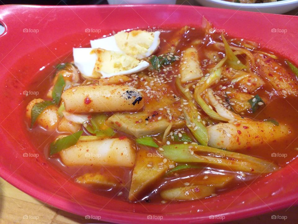 Korean food for the lunch