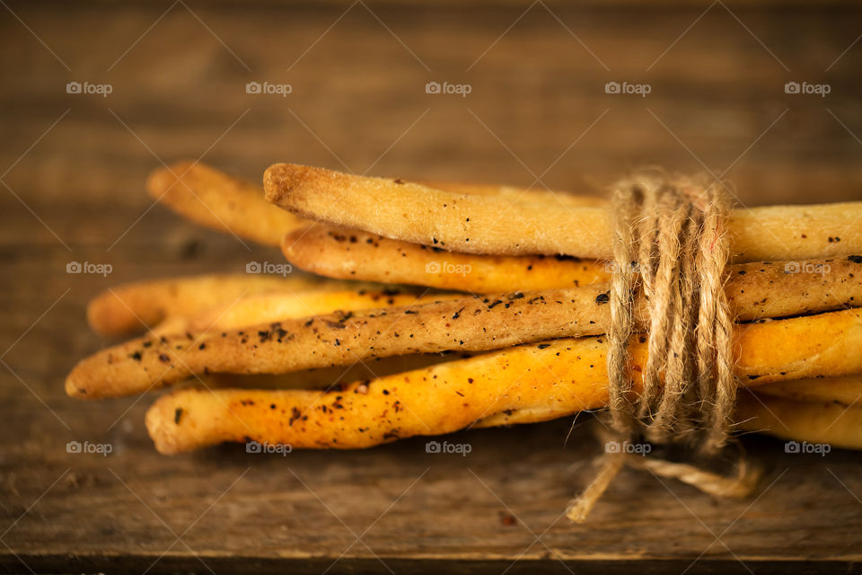 Bunch of tasty bread