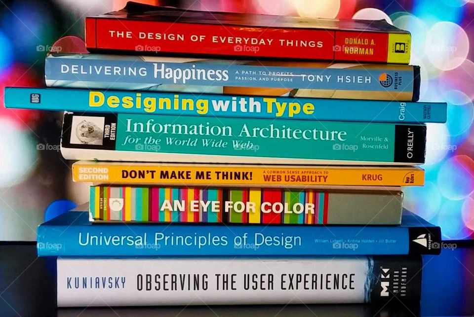 User Experience Design Book Stack