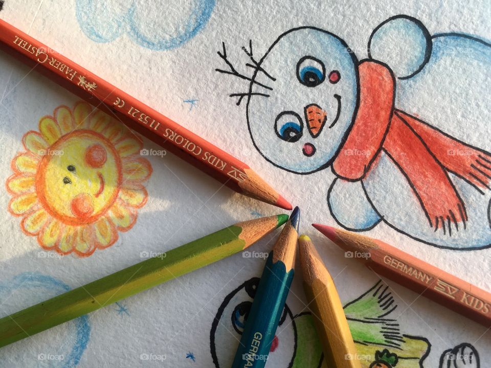 Pencils, child picture 