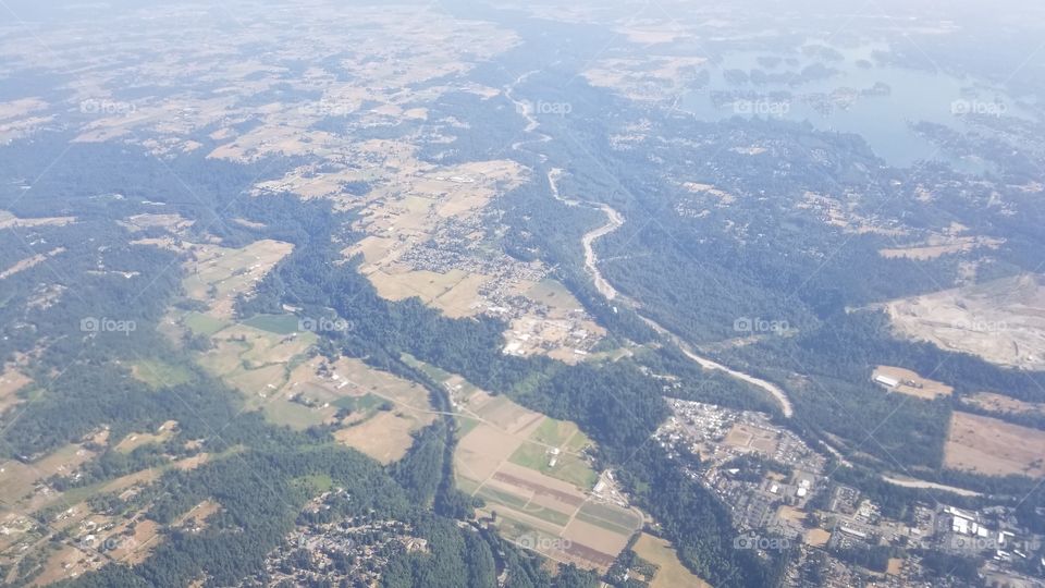 Overview of the Seattle-Tacoma area, on my way back to the other coast