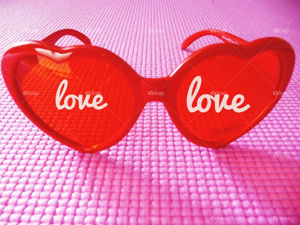 Falling in Love - put in rose colored glasses