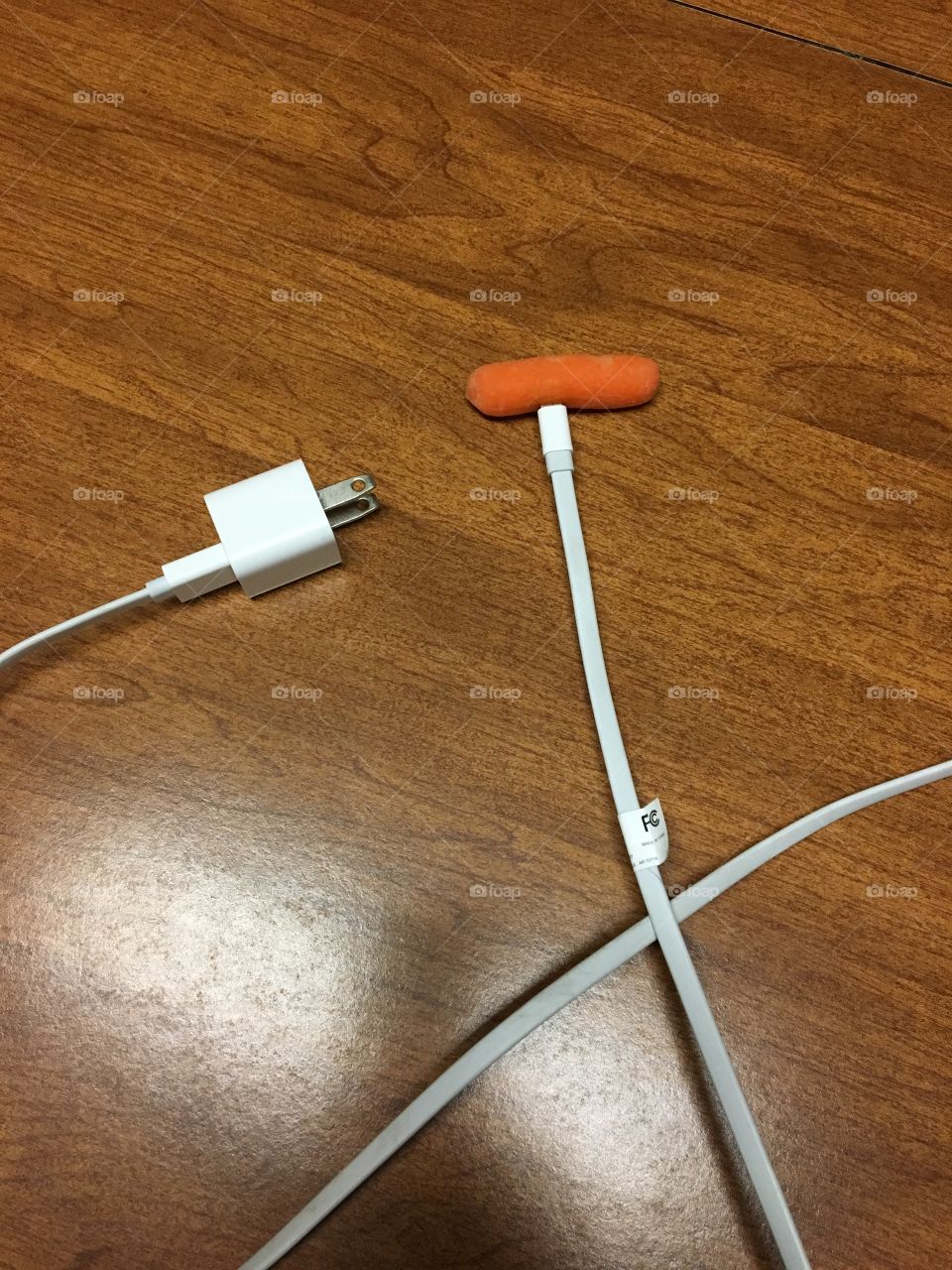An Apple turns into a carrot