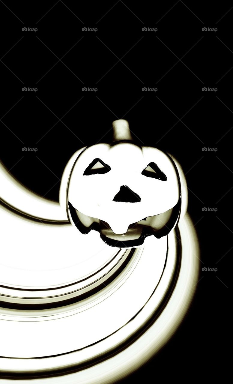 Ghostly pumpkin