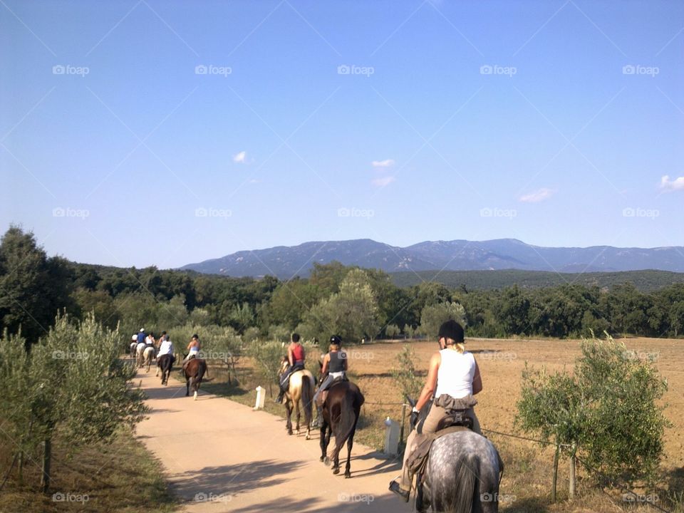 Horse riding Spain