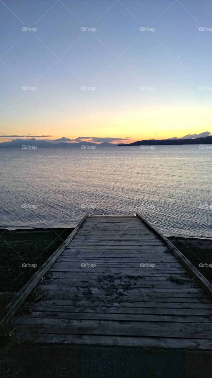 Lake Taupo Dock, NZ. February 2015