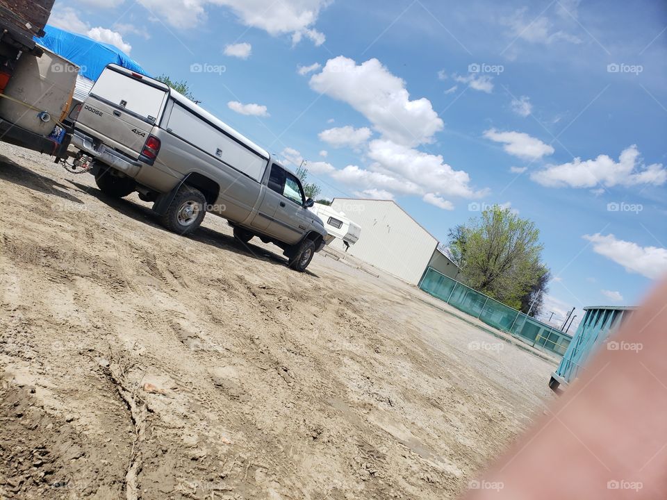 Loading up, heading out.