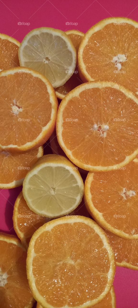 chill down your hot summer day with freshly squeezed oranges and a pinch of lemon