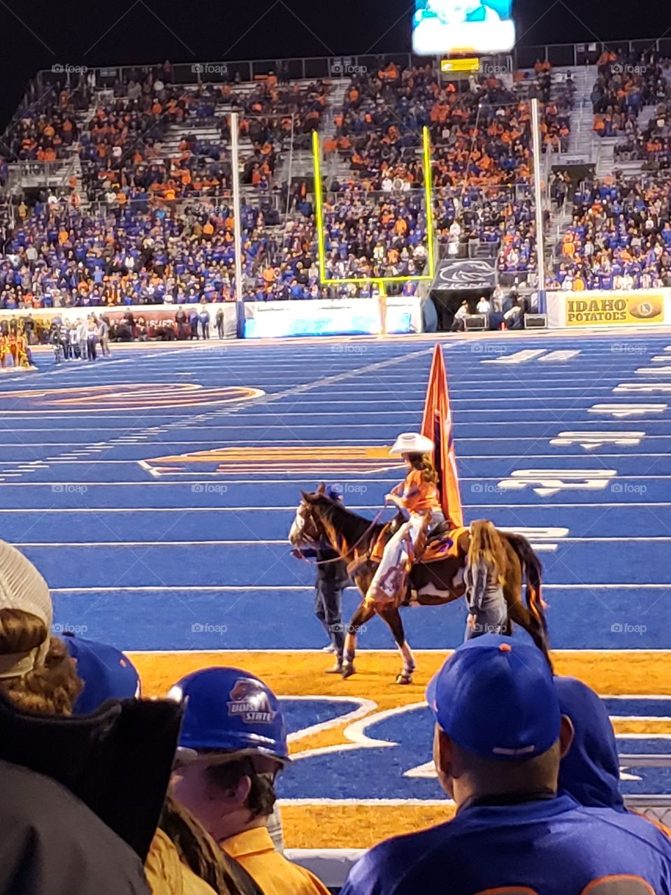 Boise State Broncos on the blue