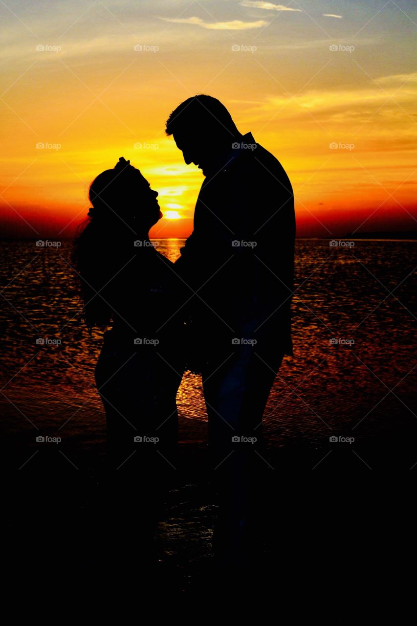 Married under the sunset