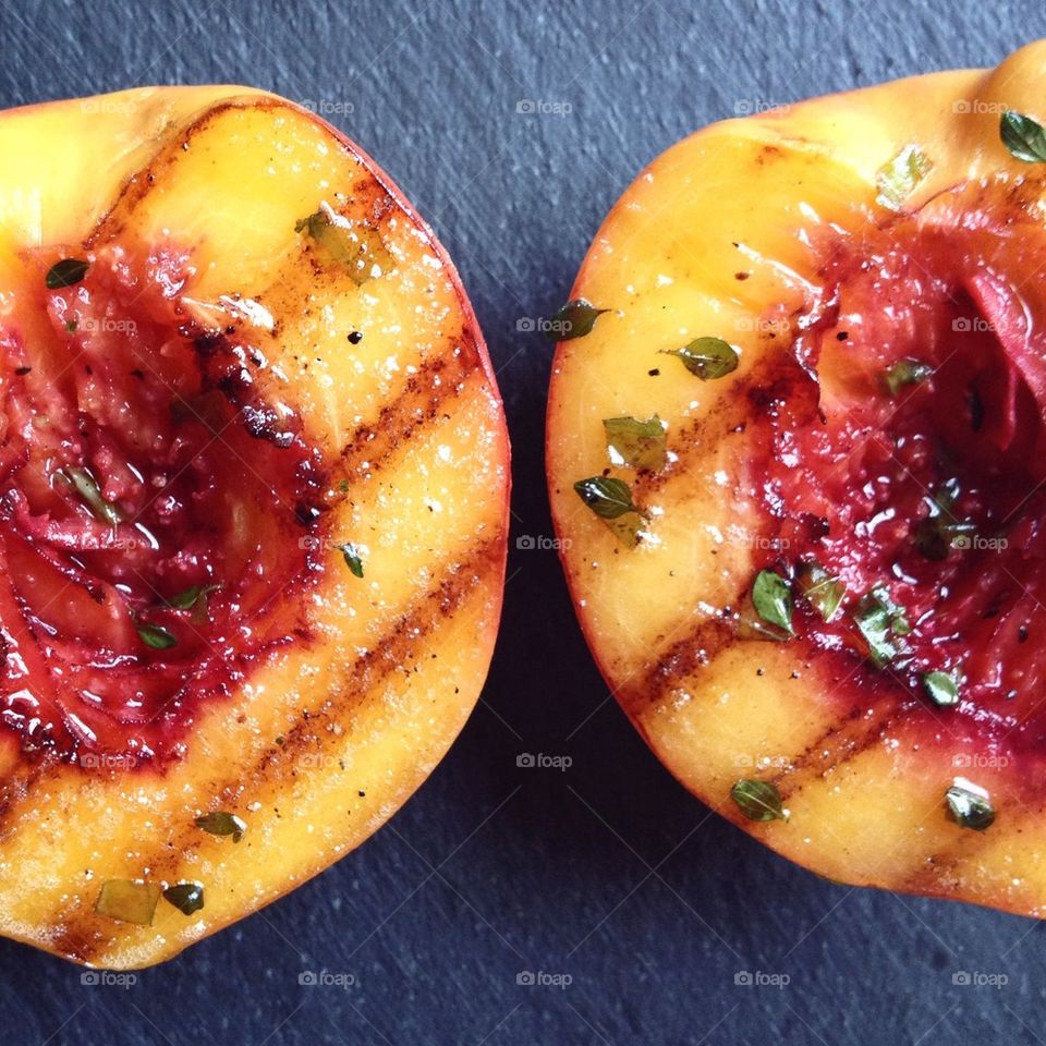 Grilled Peaches