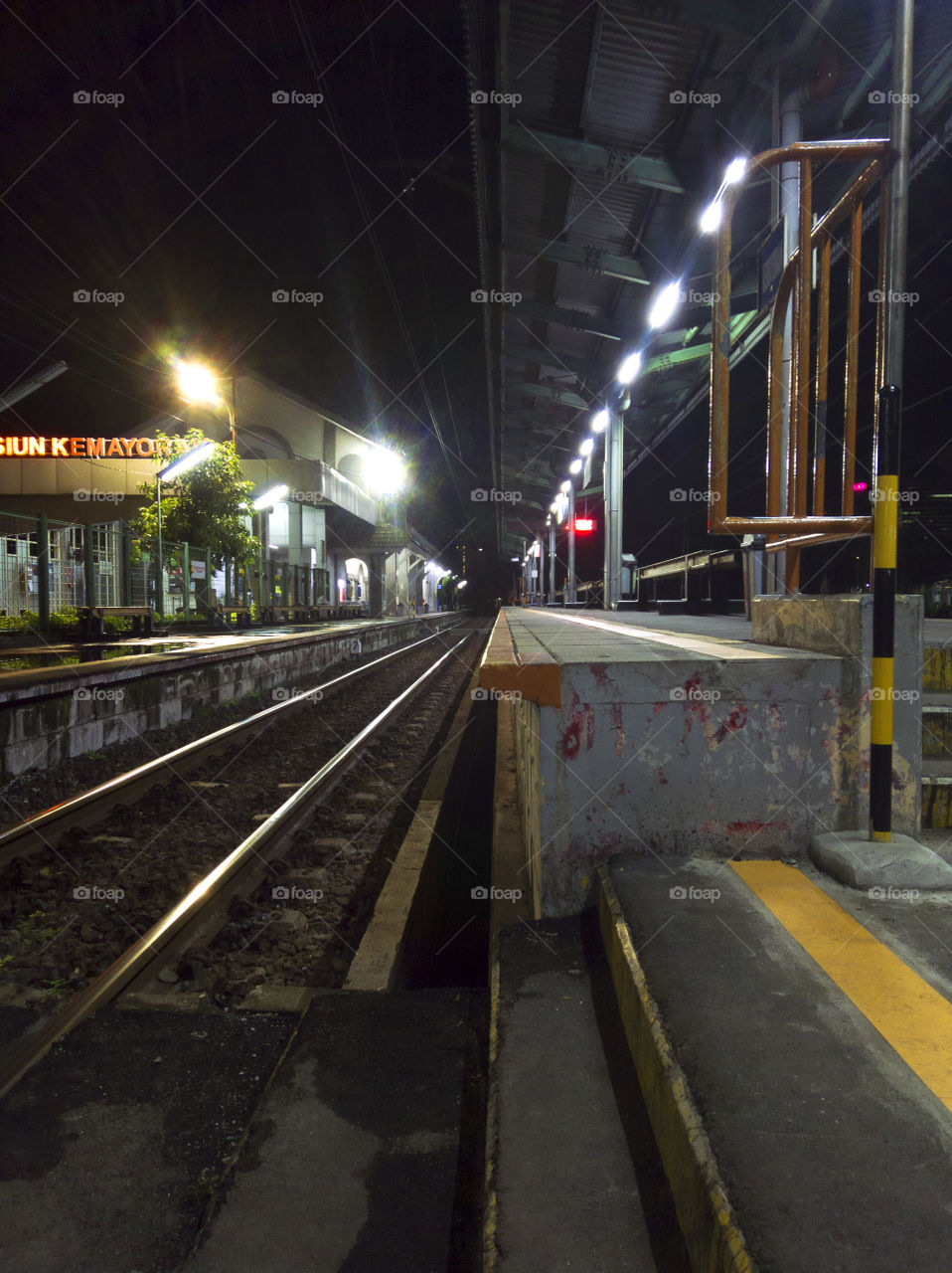 Train Station Kemayoran Jakarta Indonesia