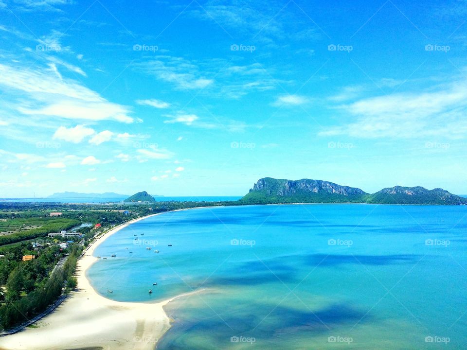 Bueatiful ocean in Thailand.