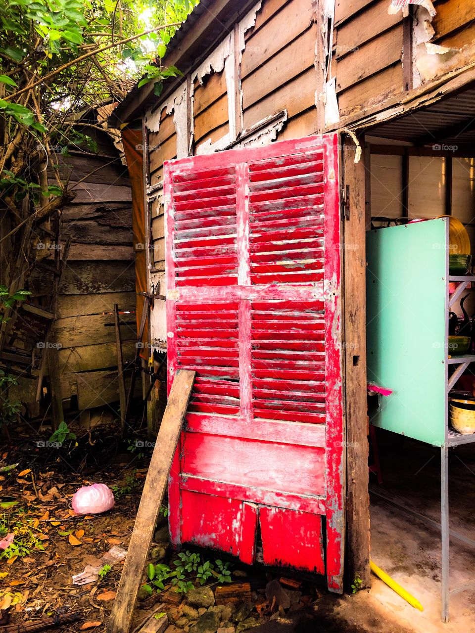 Red door