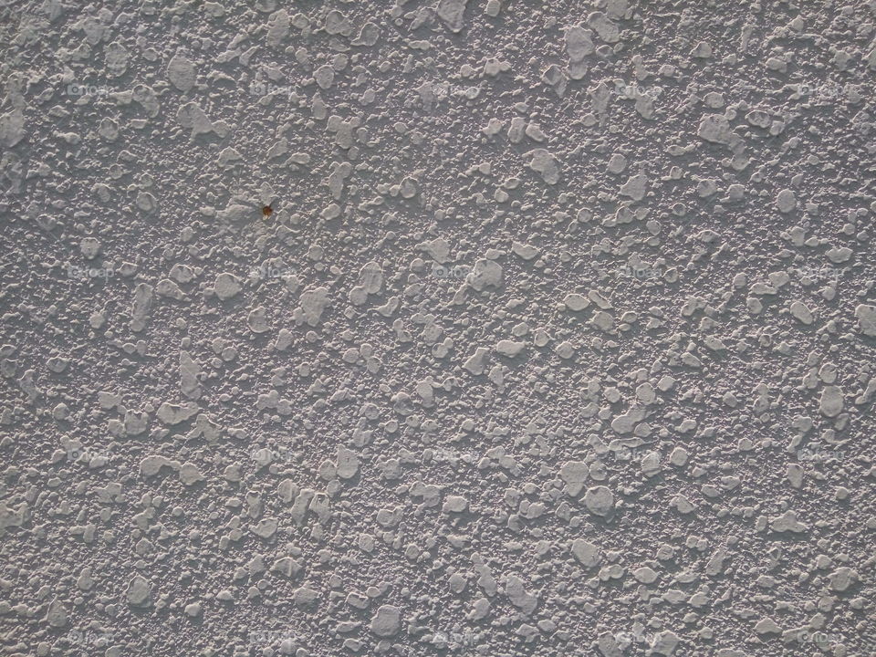 rough surface of exterior wall when it received sunlight