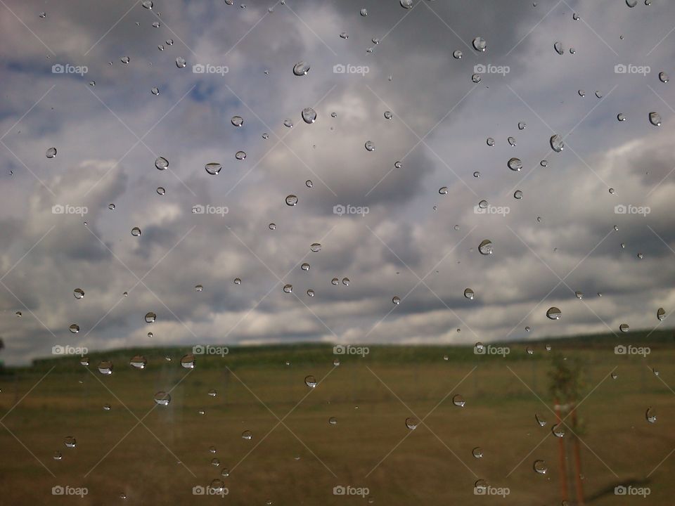 landscape in the drops