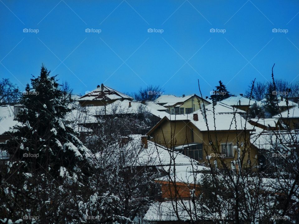 Winter village