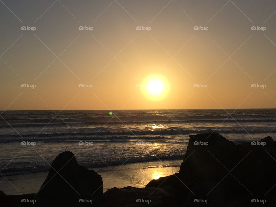 West Coast Sun Set 