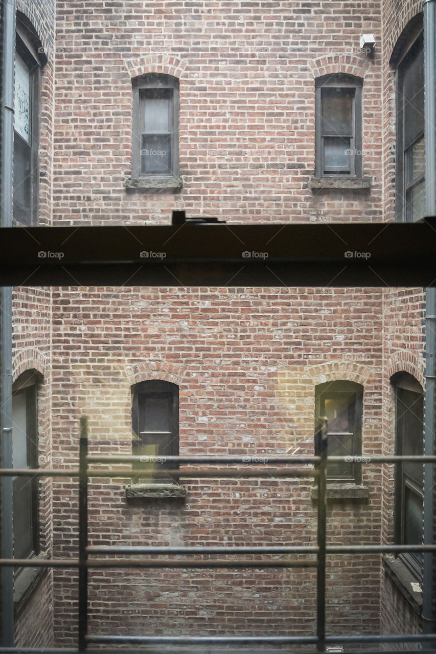 Courtyard of a New York building 